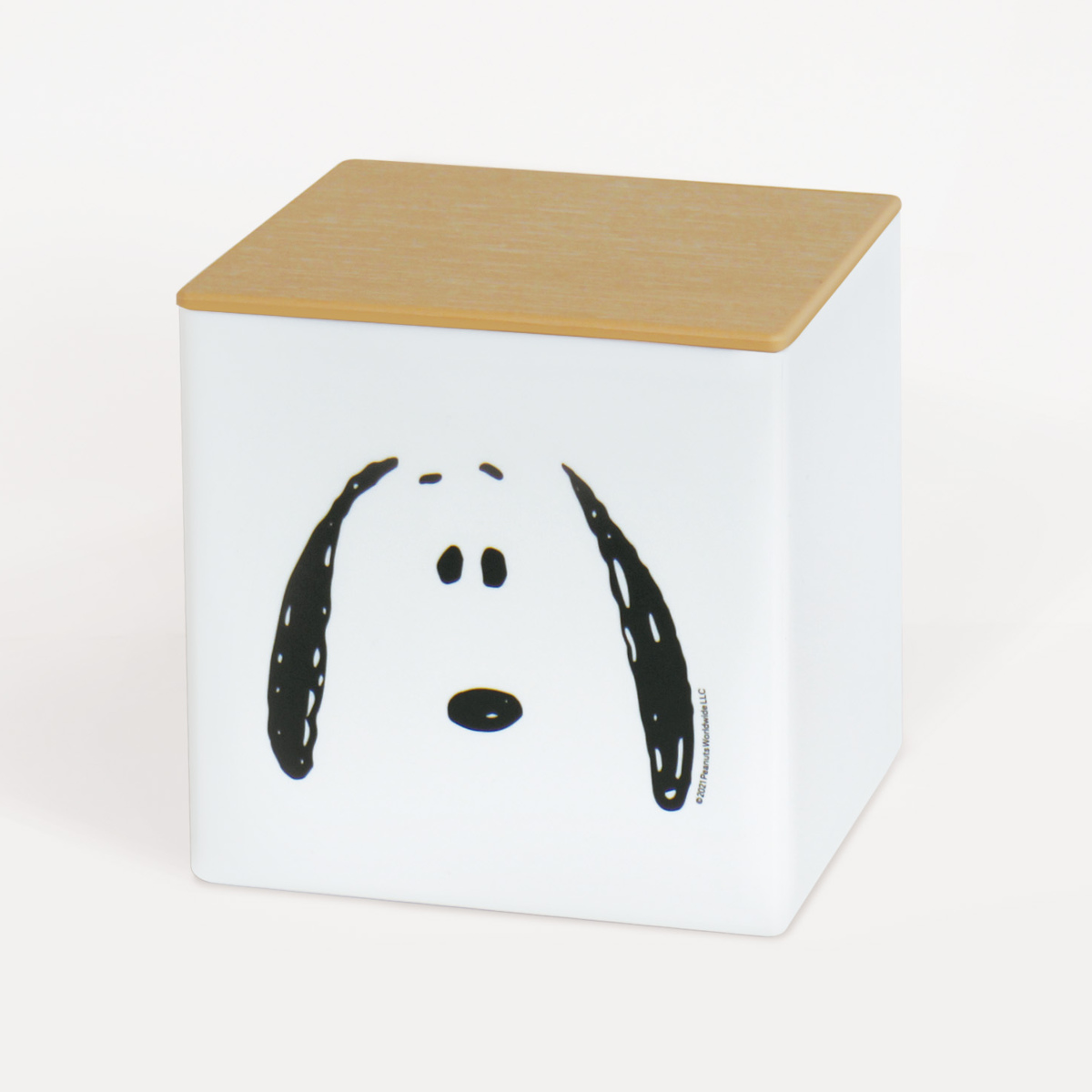 箱型ティッシュケース スヌーピー フタ付 日本製 （ ティッシュケース ふた付き ティッシュボックス ティッシュカバー フラップ式 詰め替えケース SNOOPY ） | 錦化成 | 12