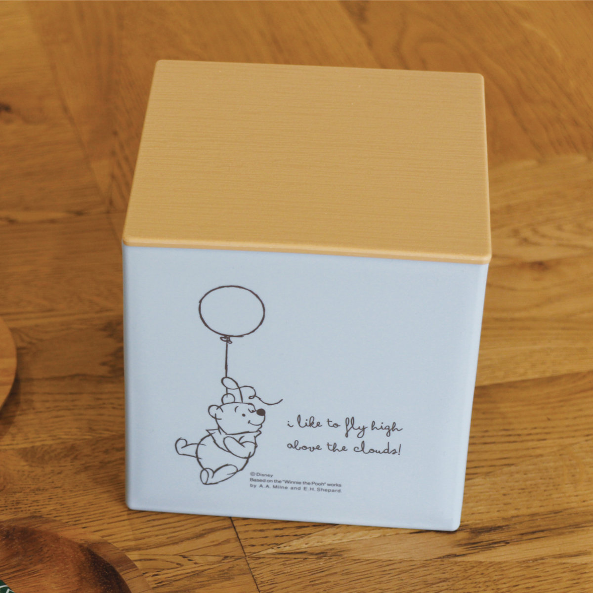 錦化成 箱型ティッシュケース くまのプーさん フタ付 日本製