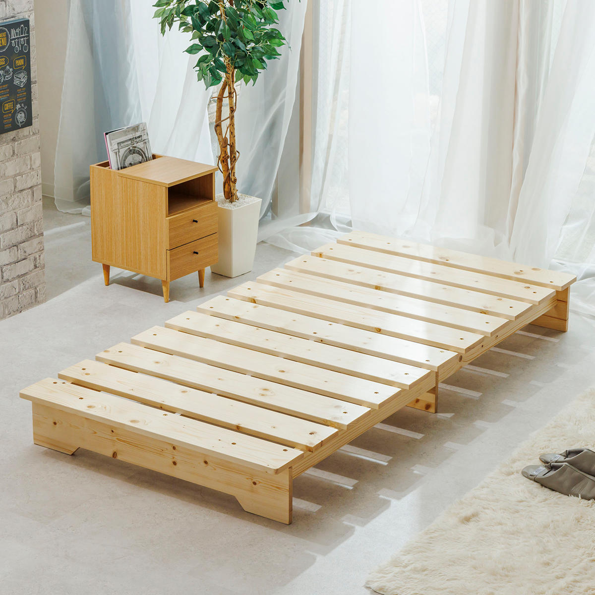 サン・ハーベスト ベッド セミシングル ステージタイプ 並べて使える