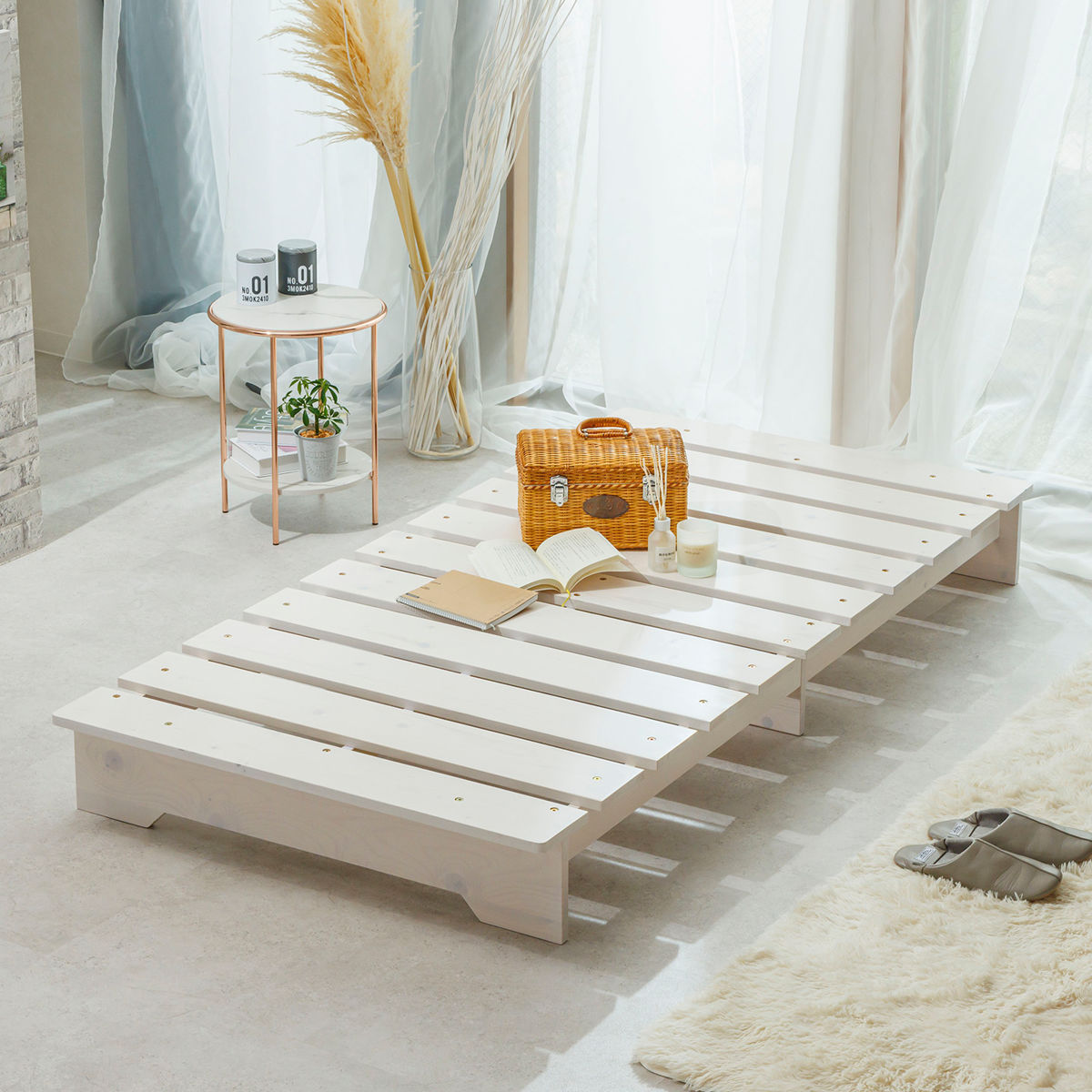 サン・ハーベスト ベッド セミシングル ステージタイプ 並べて使える