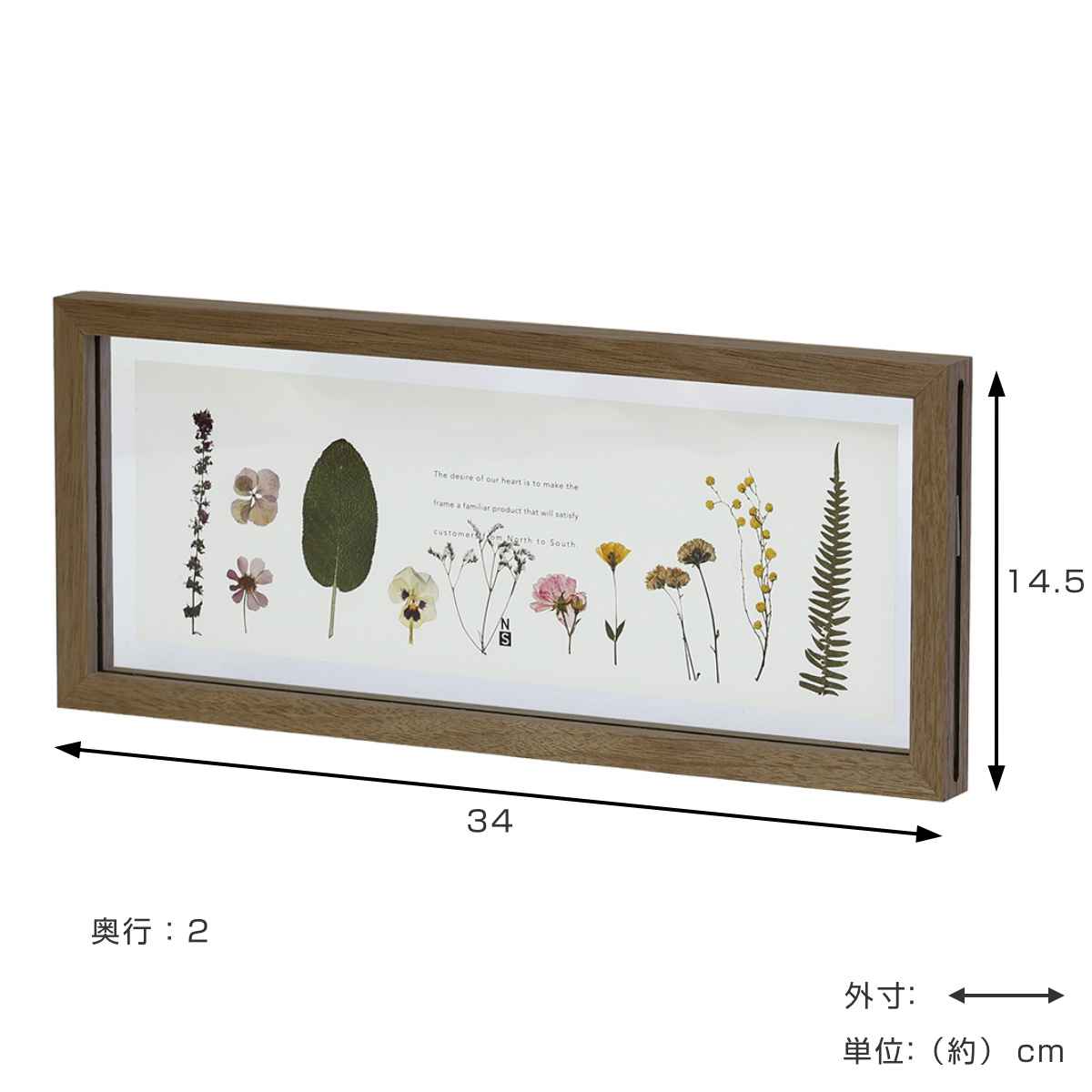 magnet フォトフレーム NLD-02 パノラマサイズ 壁掛け （ 写真フレーム