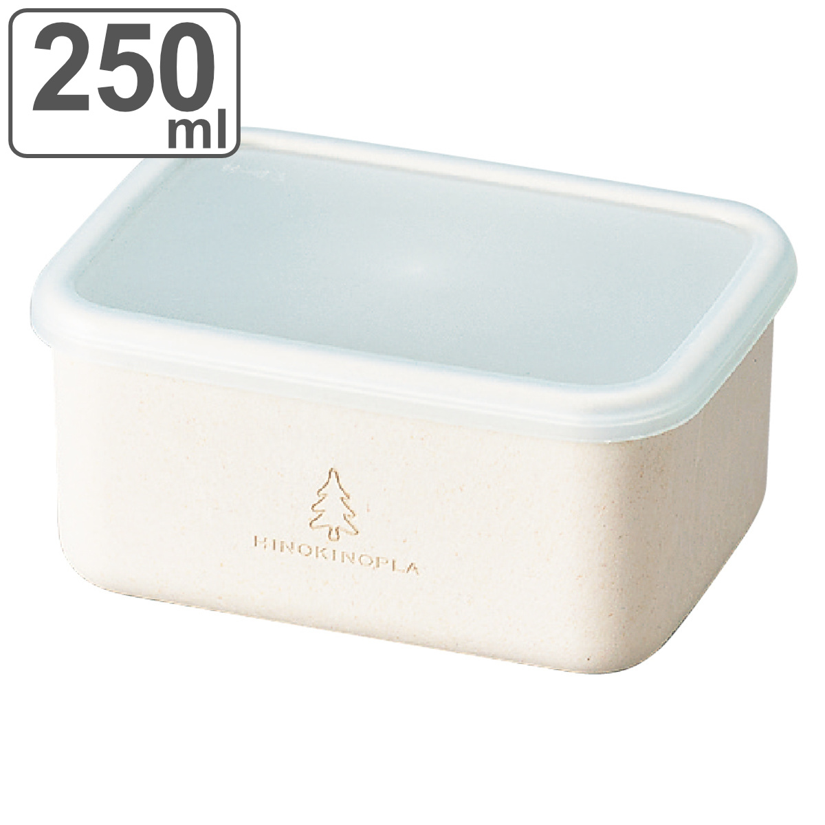 HAKOYA お弁当箱 ランチプラス M ヒノキプラ 1段 500ml （ 弁当箱