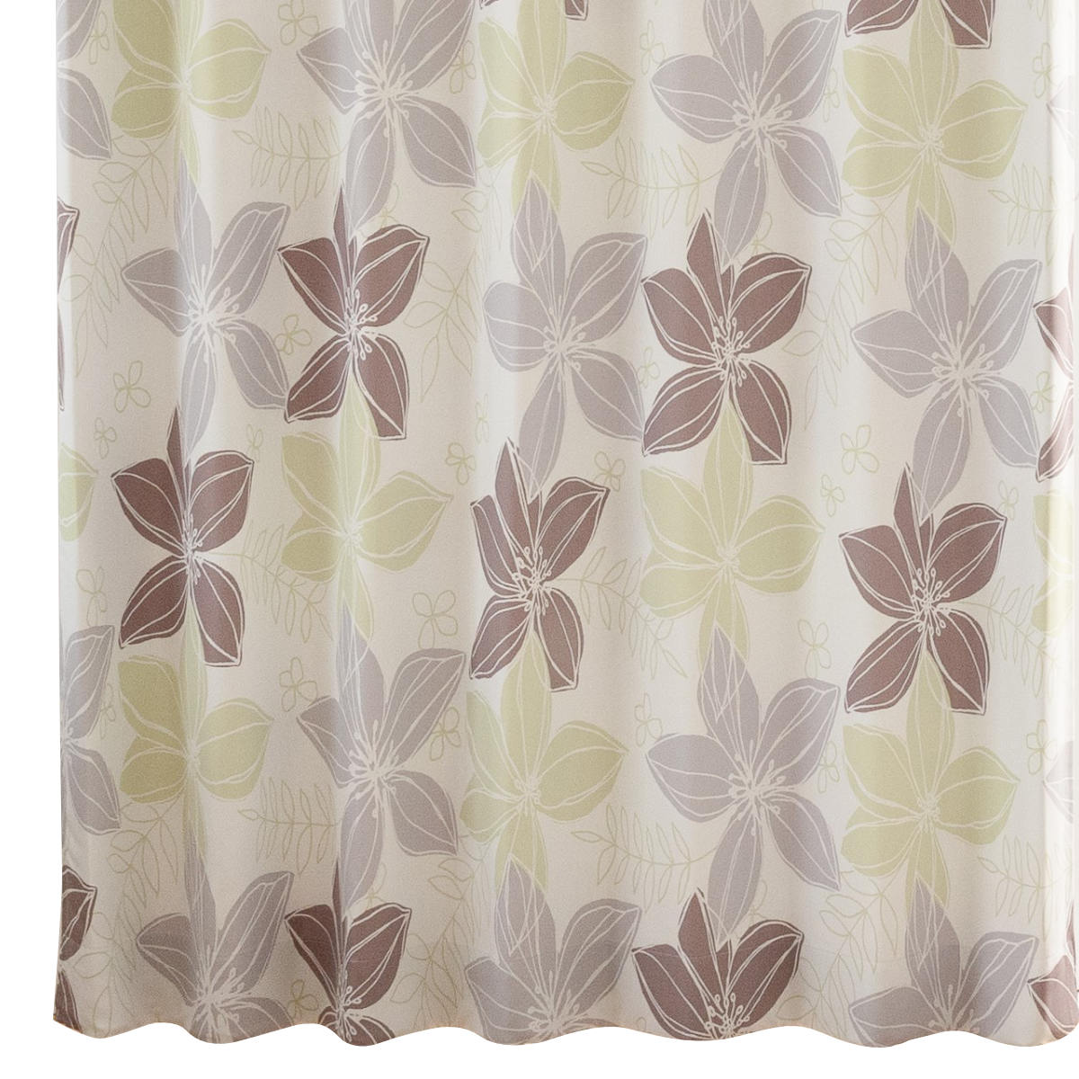 ユニベール（UNIVERS） 遮光カーテン 2級遮光 形状記憶 花柄 幅100cm