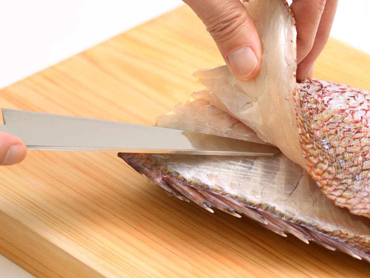 骨すき包丁 15cm 大人の焼魚 日本製 （ 骨すき 出刃包丁 魚包丁 魚