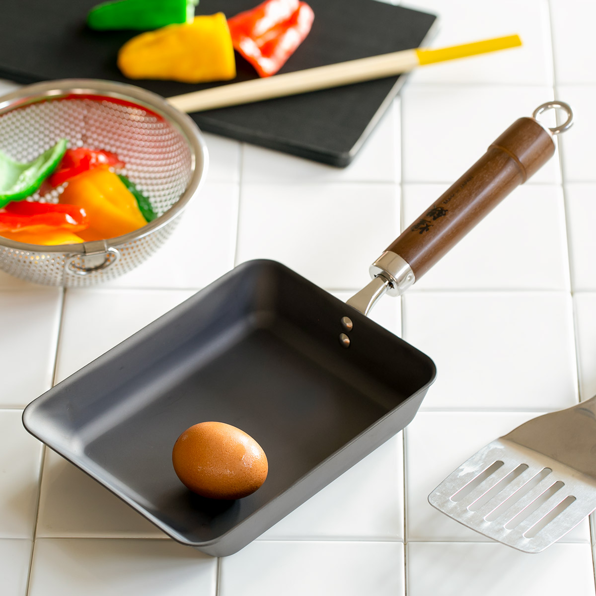 玉子焼き器 鉄製 煌鉄 窒化加工 日本製 （ IH対応 ガス火対応 卵焼き器
