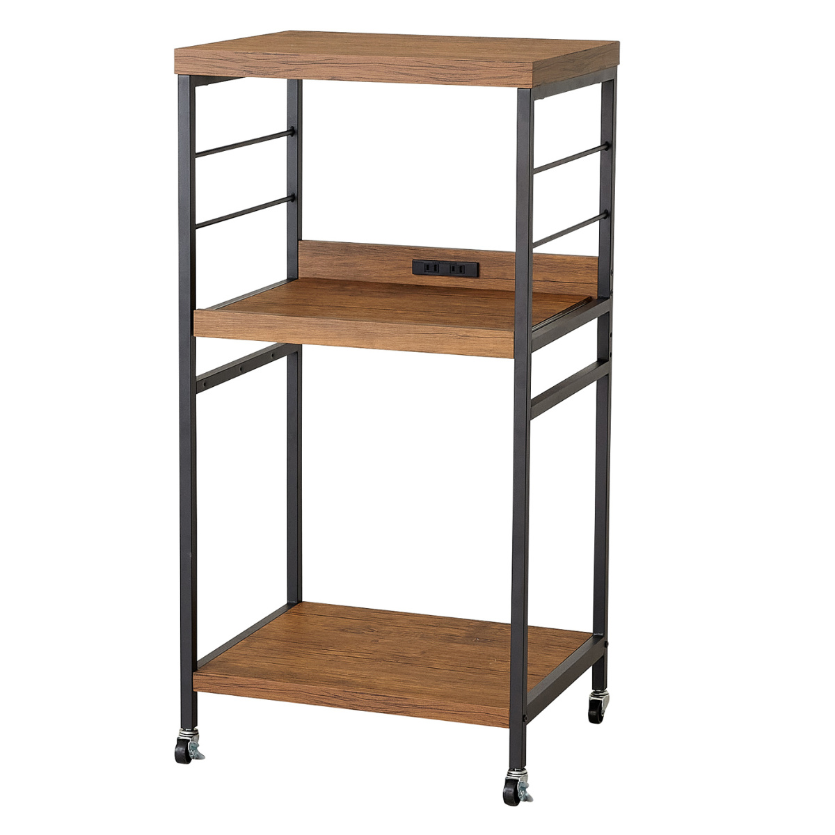 クロシオ キッチンワゴン 3段 ヴィンテージ調 ART 幅55cm （ キッチン