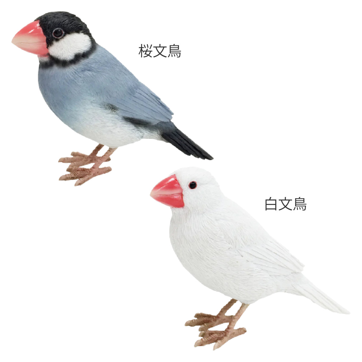 magnet オブジェ BIRDIE BILL 文鳥 マグネット付き （ 置き物 鳥 動物