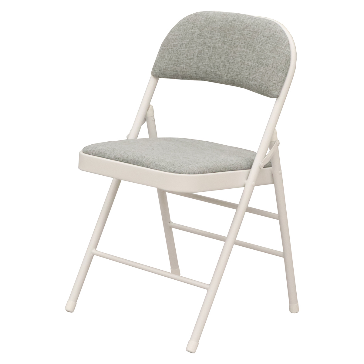 エイ・アイ・エス 折りたたみ椅子 2脚セット 座面高47cm スチール