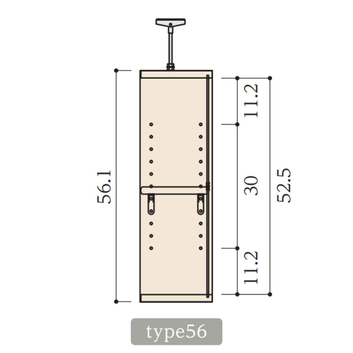 大洋（TAIYO） 専用 上置き棚 タフ棚板 type56 オーダー本棚 奥行25cm