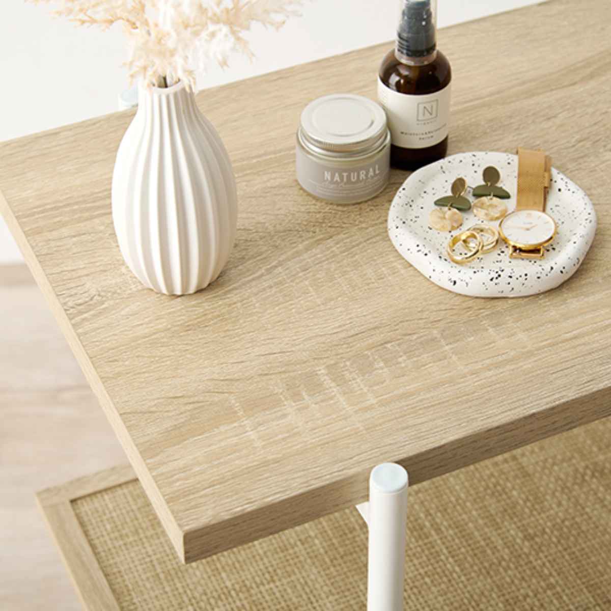 HAGiHARA（萩原） オープンラック 3段 韓国インテリア風 幅100cm