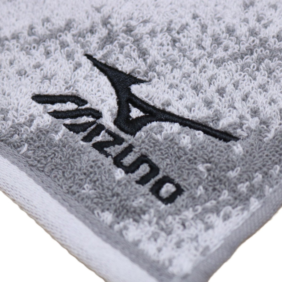 MIZUNO（ミズノ） フェイスタオル 34×80cm ホワイト ブラック