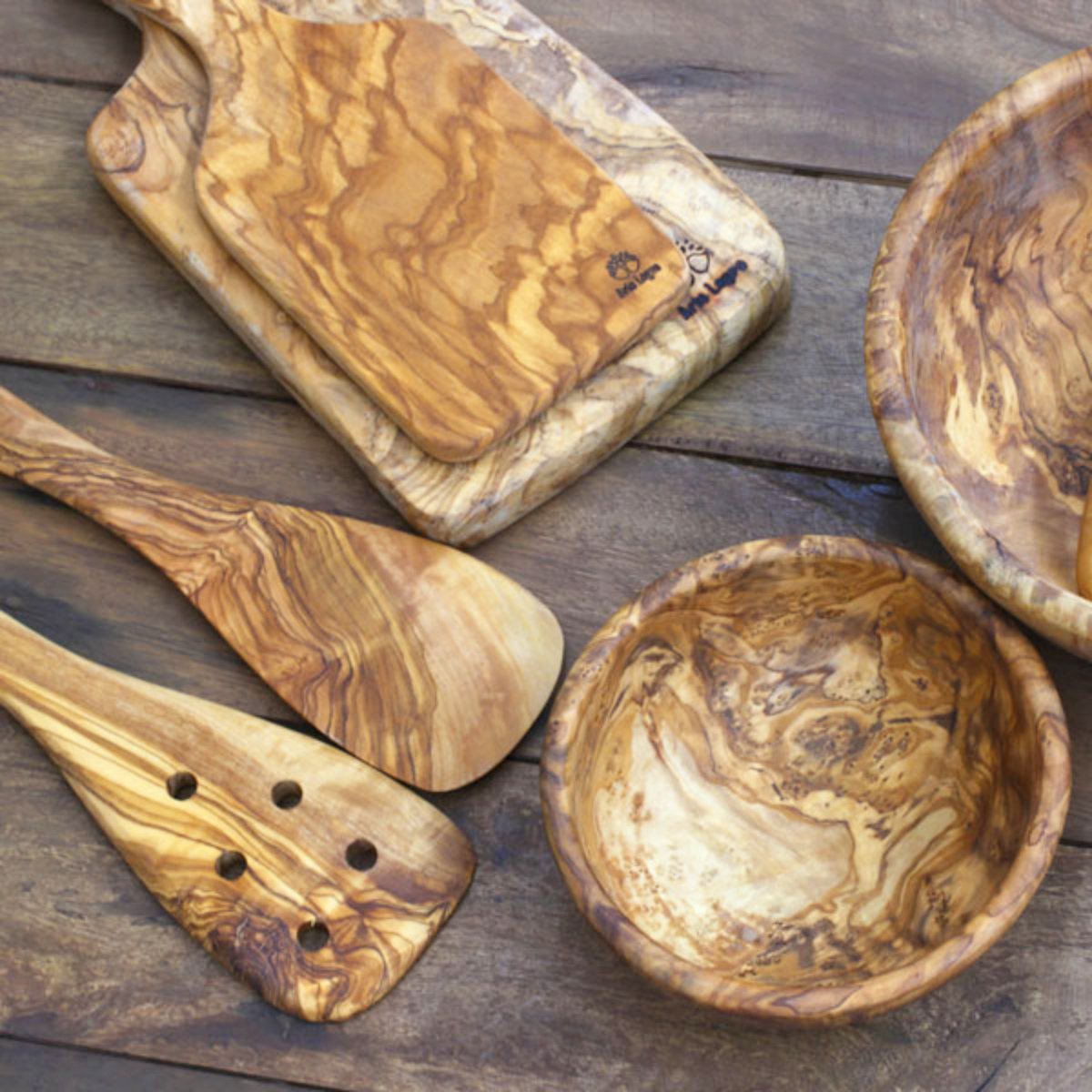 Arte Legno カッティングボード 23.5cm オリーブウッド 天然木