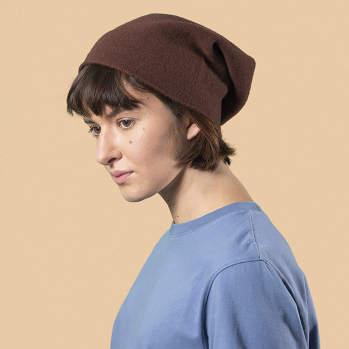 ニット帽 KOPKA ウールキャップ NERO （ コプカ ビーニーキャップ 帽子