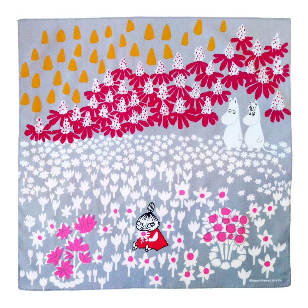 ムーミン ハンカチ 大判 50×50cm MOOMIN TRIBUTE WORKS HANDKERCHIEF