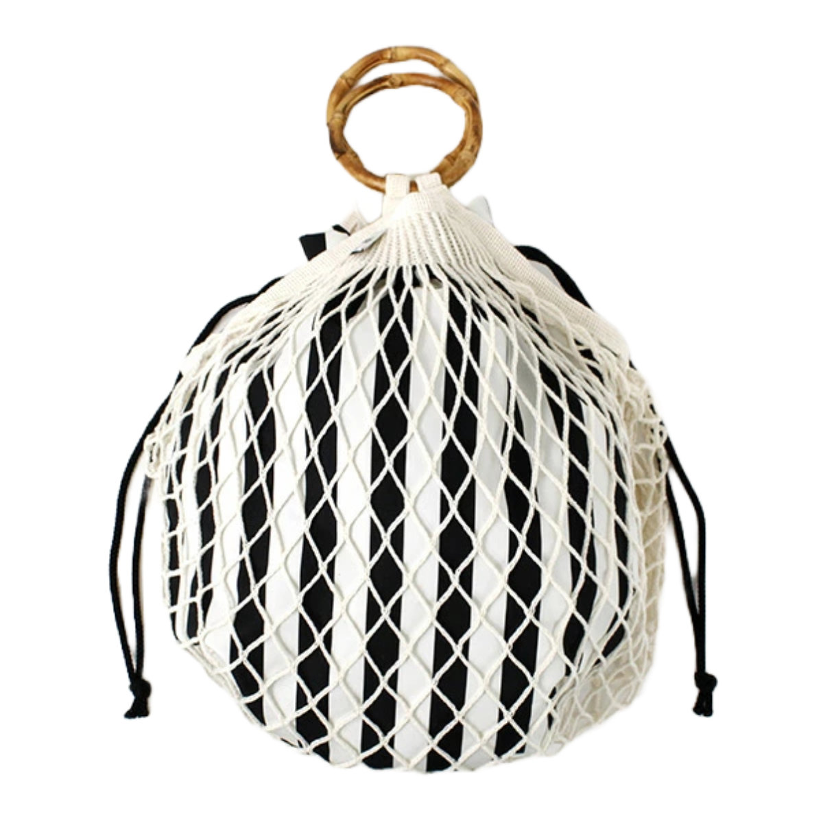 SUR MER（シュールメール） 巾着バッグ メッシュ巾着 レディース 日本