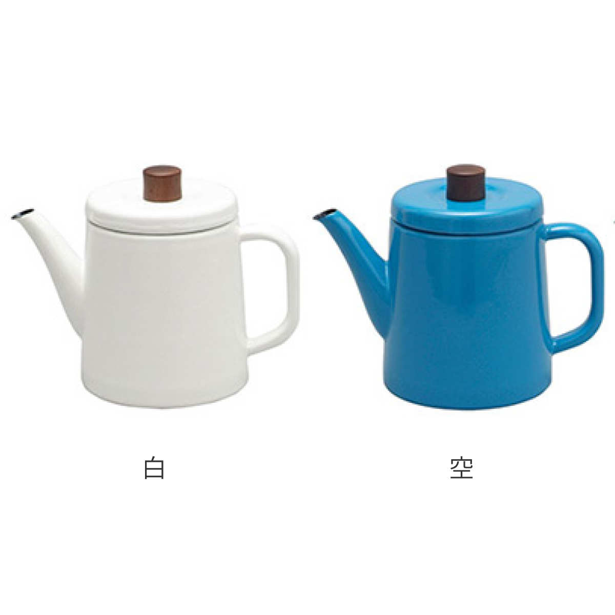 野田琺瑯（noda horo） ケトル 1.5L ポトル PTR-1.5 （ 日本製 直火 IH