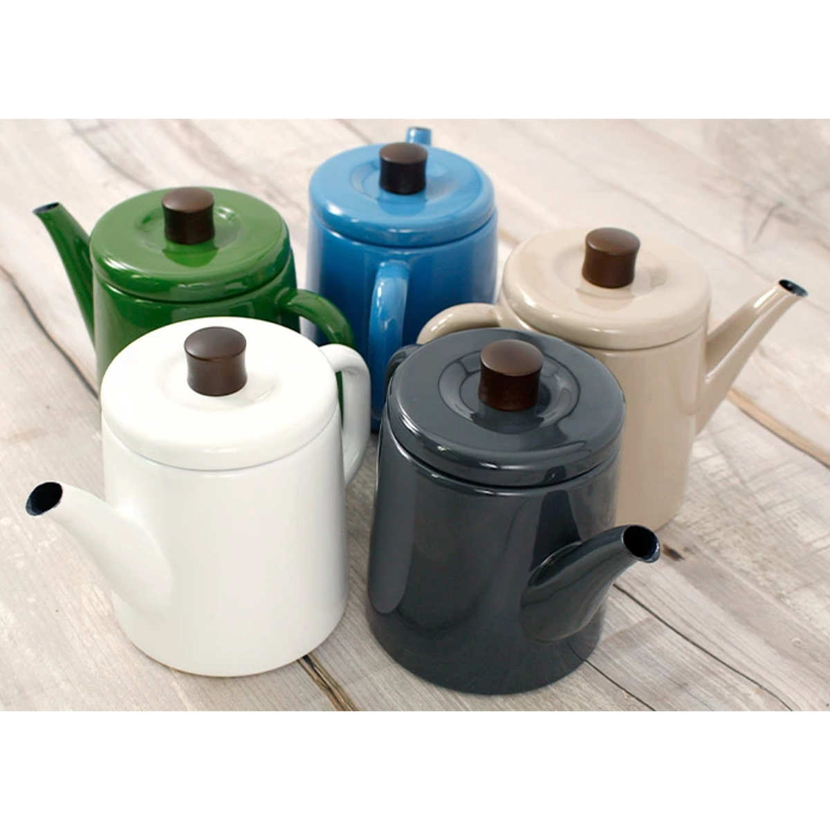 野田琺瑯（noda horo） ケトル 1.5L ポトル PTR-1.5 （ 日本製 直火 IH