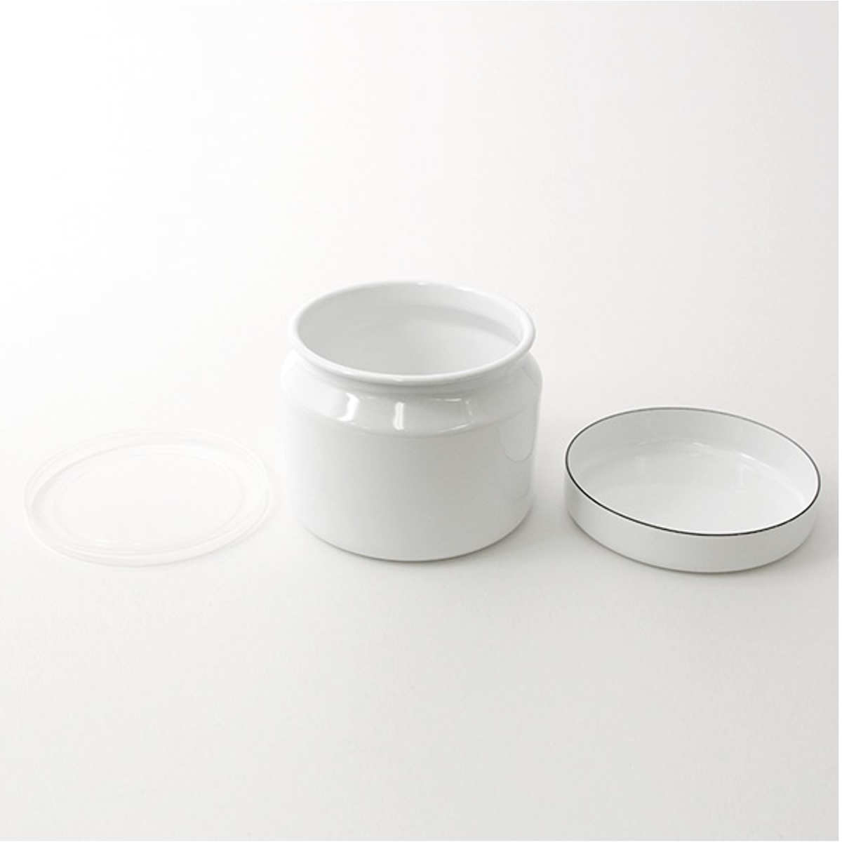 野田琺瑯（noda horo） 保存容器 800ml TUTU 筒 S TU9 （ 日本製