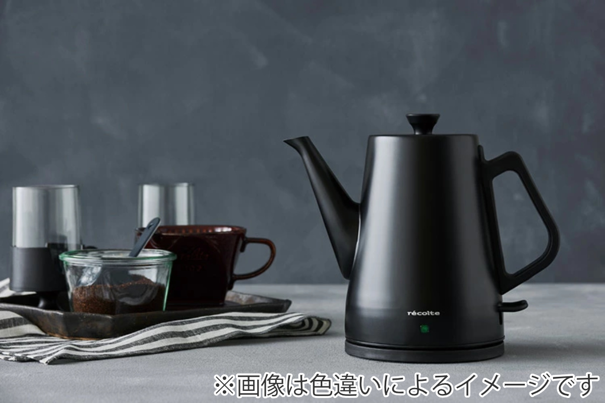 レコルト 電気ポット ブラック※箱無し recolte（レコルト） 電気ケトル 0.8L クラシックケトル クレール