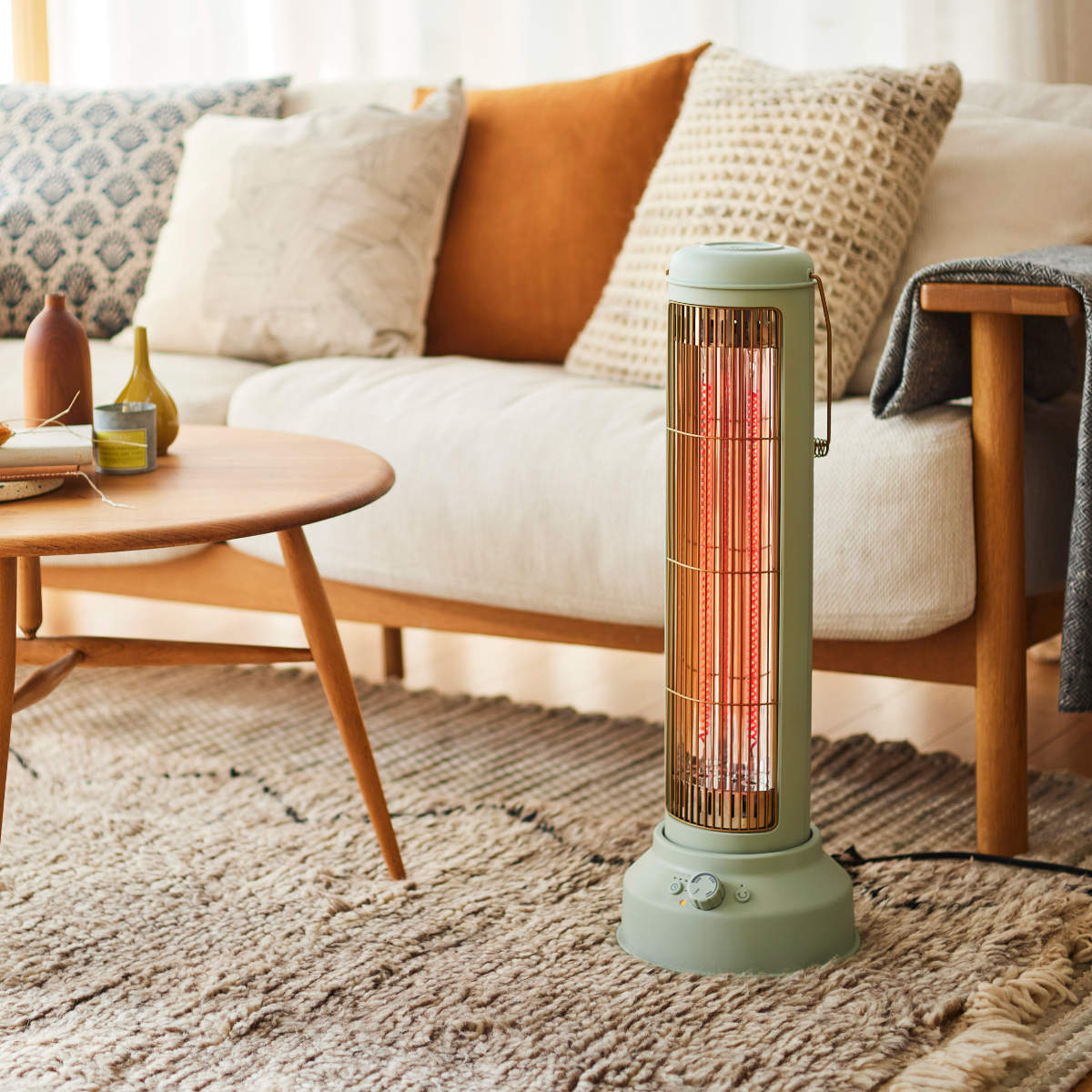 BRUNO 首振りカーボンヒーター BRUNO（ブルーノ） ヒーター Nostal Stove Wide 首振り 電気ストーブ