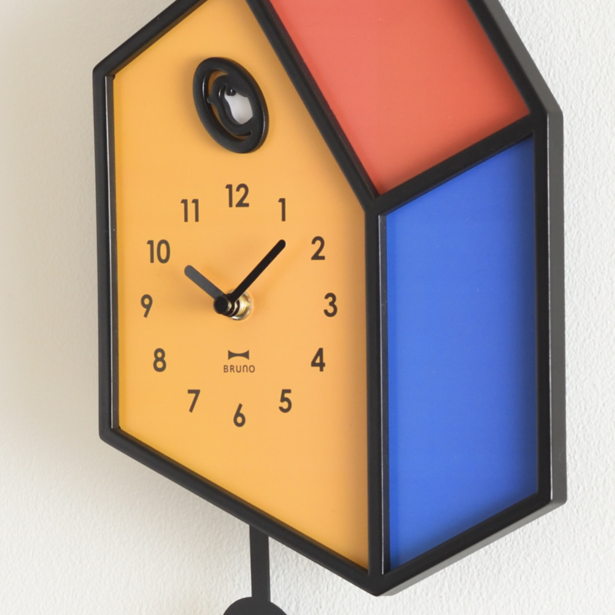 BRUNO（ブルーノ） 掛け時計 イラスト振り子クロック 振り子