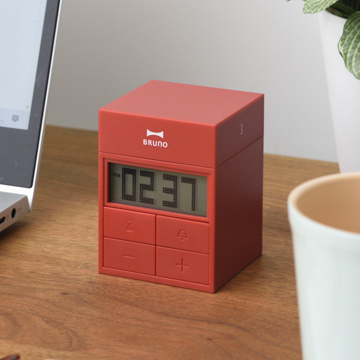 BRUNO（ブルーノ） 特価 デジタル時計 キューブタイマークロック