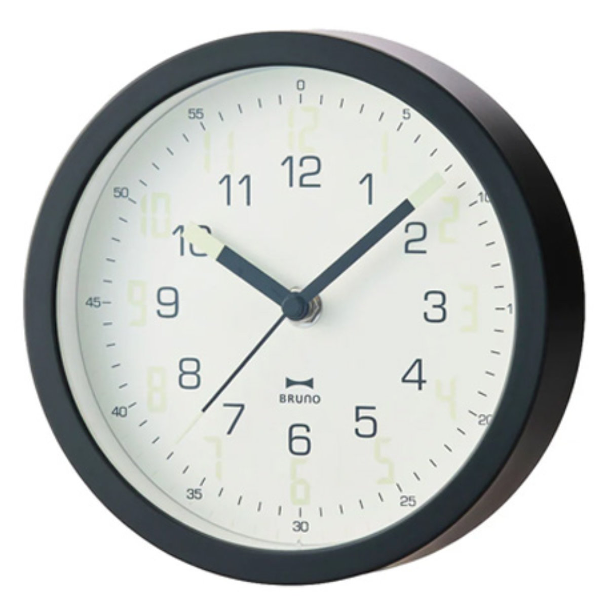 BRUNO（ブルーノ） 置掛両用時計 蓄光7セグクロック 連続秒針