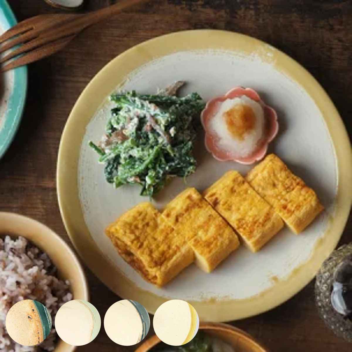 CHIPS プレート 20.5cm M Bread&Rice パンとごはんと 艶釉の器 陶器