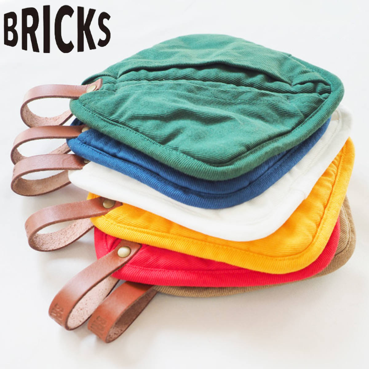 CHIPS 鍋敷き BRICKS POT STAND （ ブリックス 綿100％ 日本製 鍋