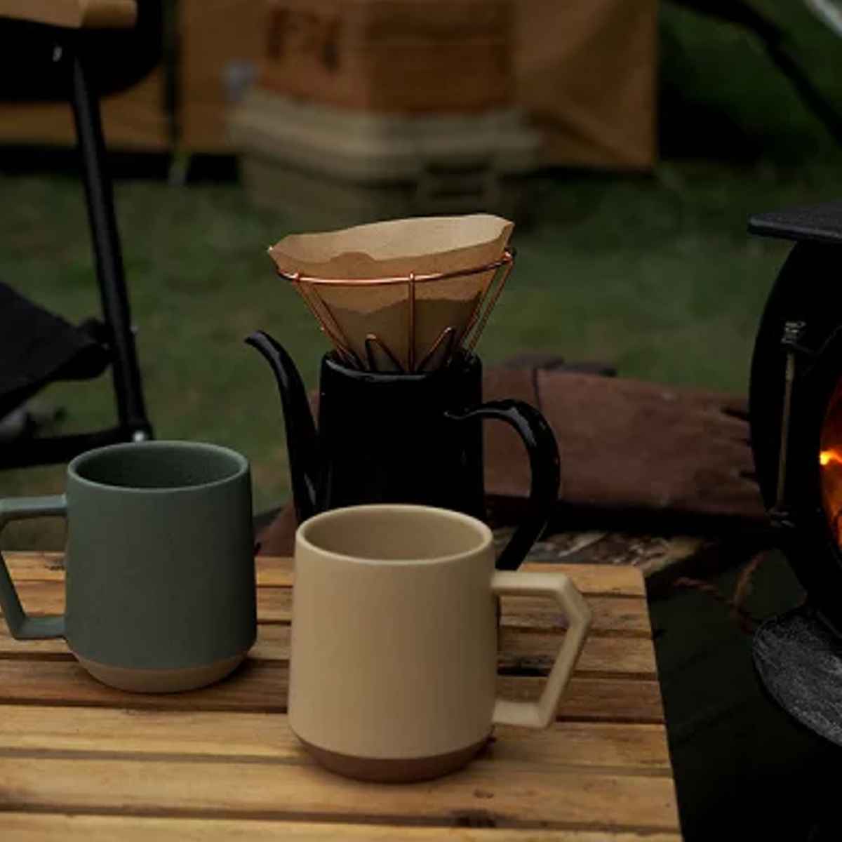 CHIPS マグカップ 380ml CHIPS outdoor チップス アウトドア 磁器 美濃