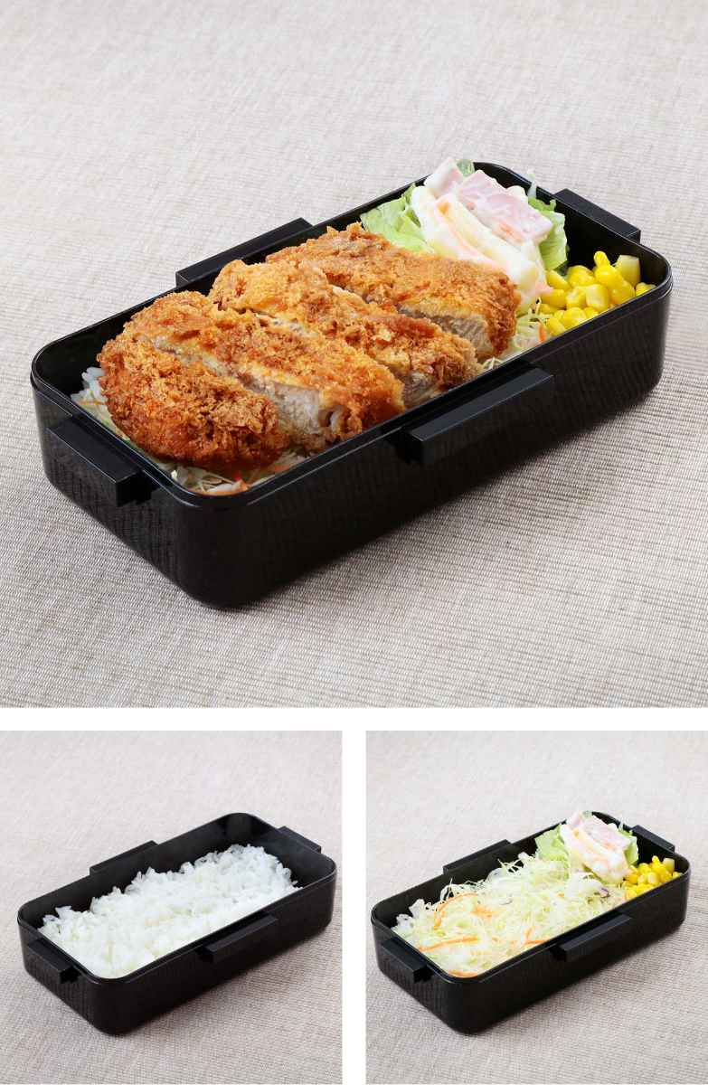 スケーター お弁当箱 抗菌ふわっと弁当箱 L 1段 830ml 無地