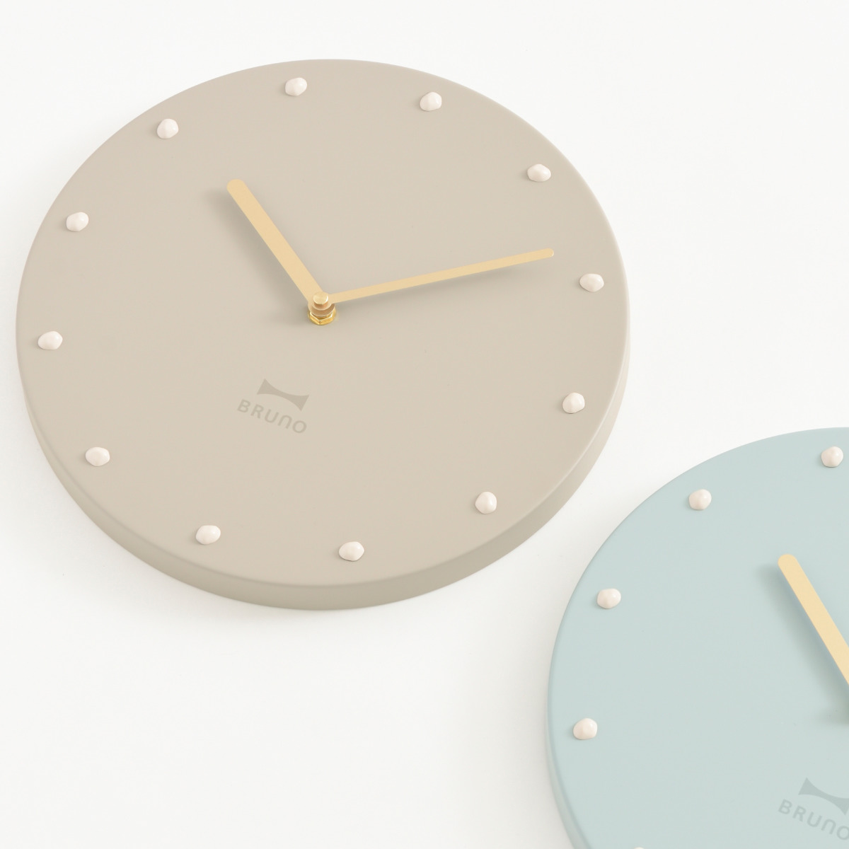 BRUNO（ブルーノ） 掛け時計 メタルウォールクロック くすみカラー