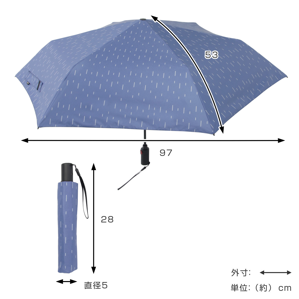 Knirps (クニルプス) 折りたたみ傘 Knirps（クニルプス） 折りたたみ傘 Knirps U220 軽量 自動開閉 晴雨