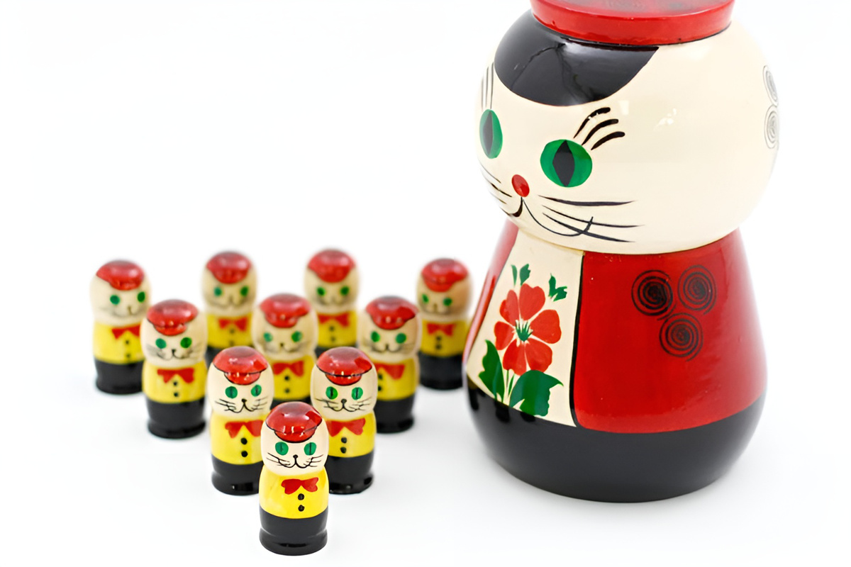 おもちゃ 知育玩具 Original Semyon cat 数遊びネコ 10匹入り