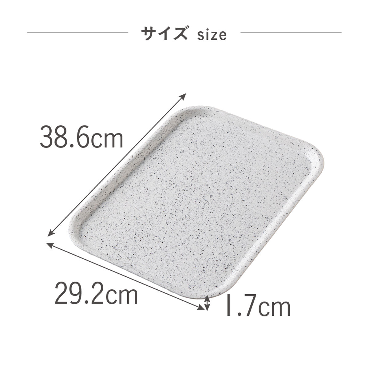 トレー 39cm L ダスパースタイル ウチデ...の詳細画像3