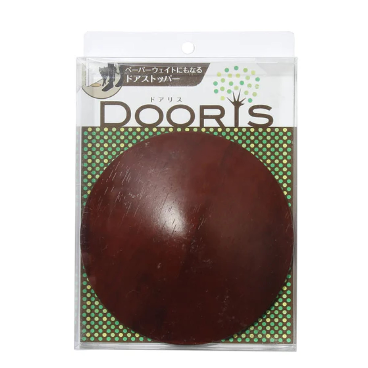 ペーパーウェイト ドアリス ドアストッパー 木目調 すべり止め付 （ 文鎮 置き物 オブジェ 置物 おしゃれ 丸 重し 重石 卓上 扉 ストッパー ）  : リビングート ヤフー店 - 通販 - Yahoo!ショッピング