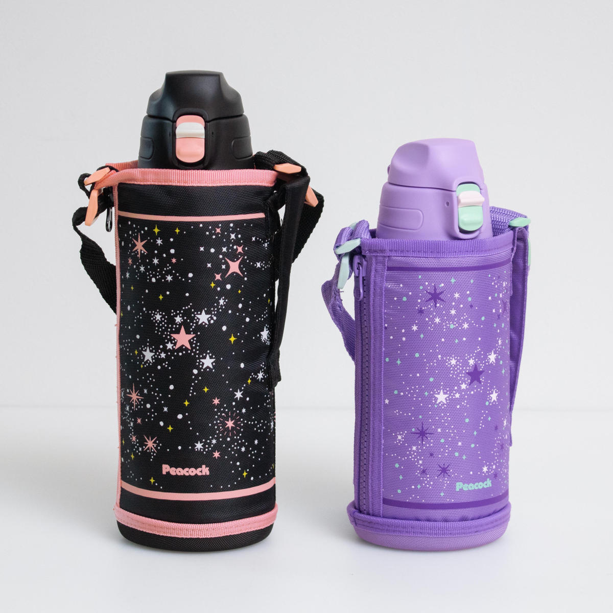 ピーコック魔法瓶工業 水筒 ポーチ付きワンタッチボトル 800ml 保冷