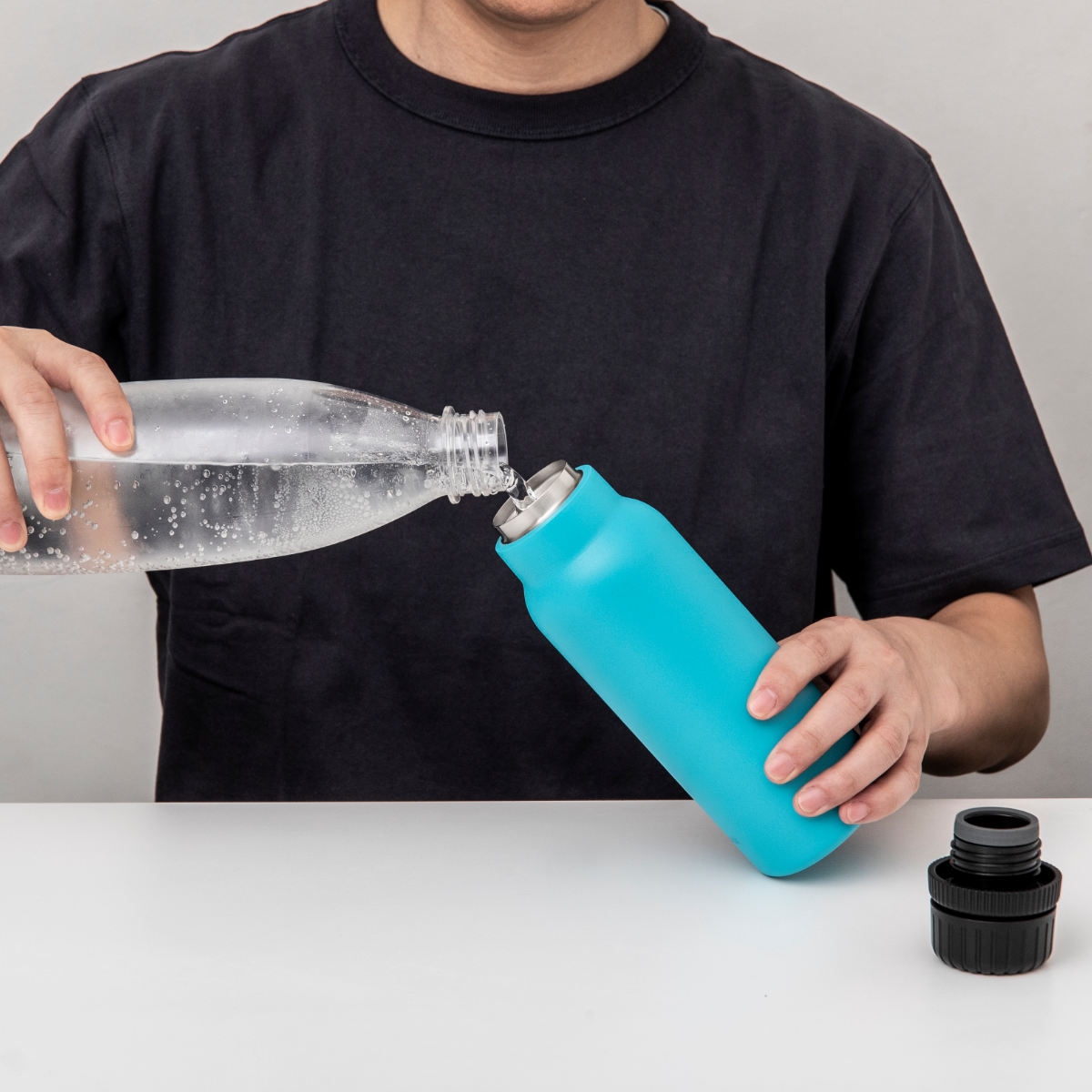 ピーコック魔法瓶工業 水筒 炭酸飲料対応スポーツマグ 600ml 保冷専用