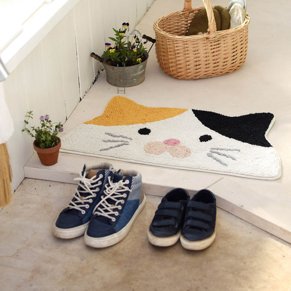 値下げ激レア！MATT KECHELE マットケックリーシングル5.7 玄関マット 35×70cm 室内 半円形 （ 玄関 マット 屋内用 アニマル 半円