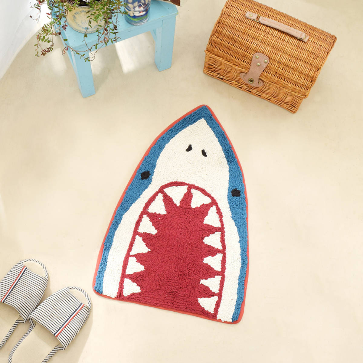 玄関マット 45×51cm 室内 動物 （ 玄関 マット アクセントマット 屋内