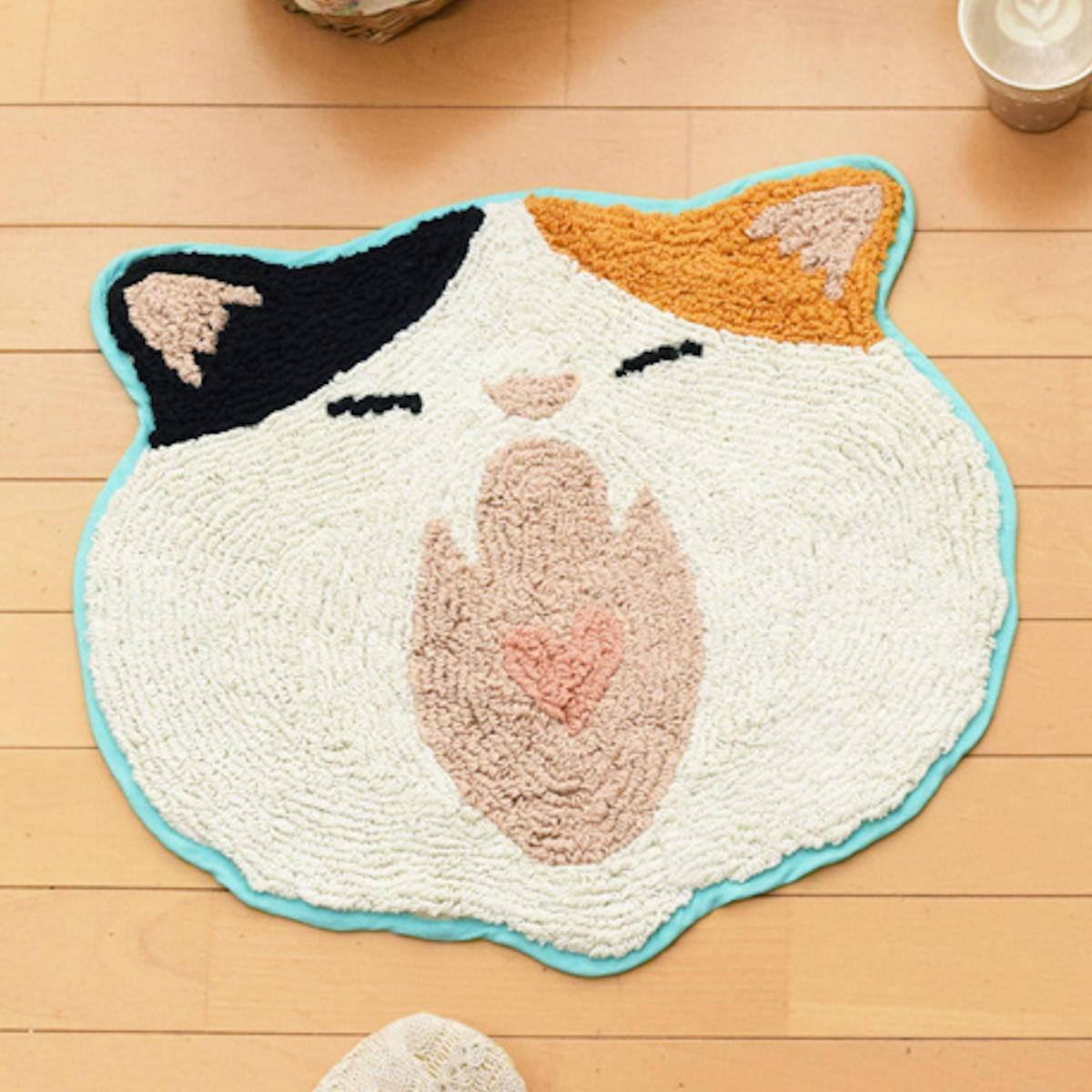 玄関マット 45×51cm 室内 動物 （ 玄関 マット アクセントマット 屋内