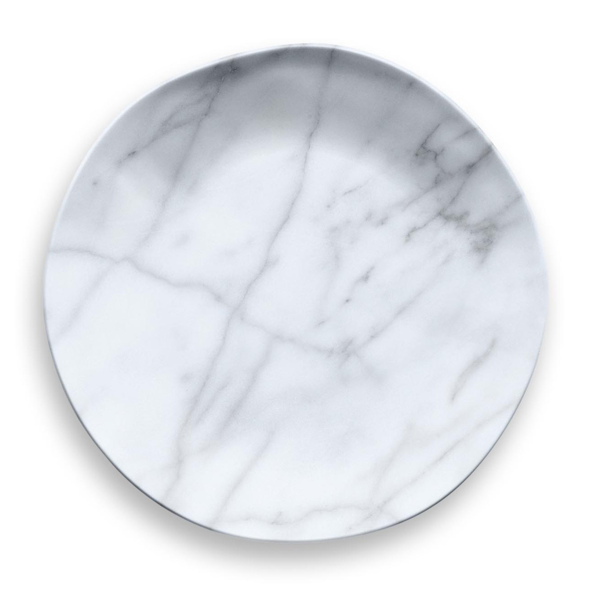 プレート 22cm 大理石風 プラスチック メラミン （ 食洗機対応 お皿 中