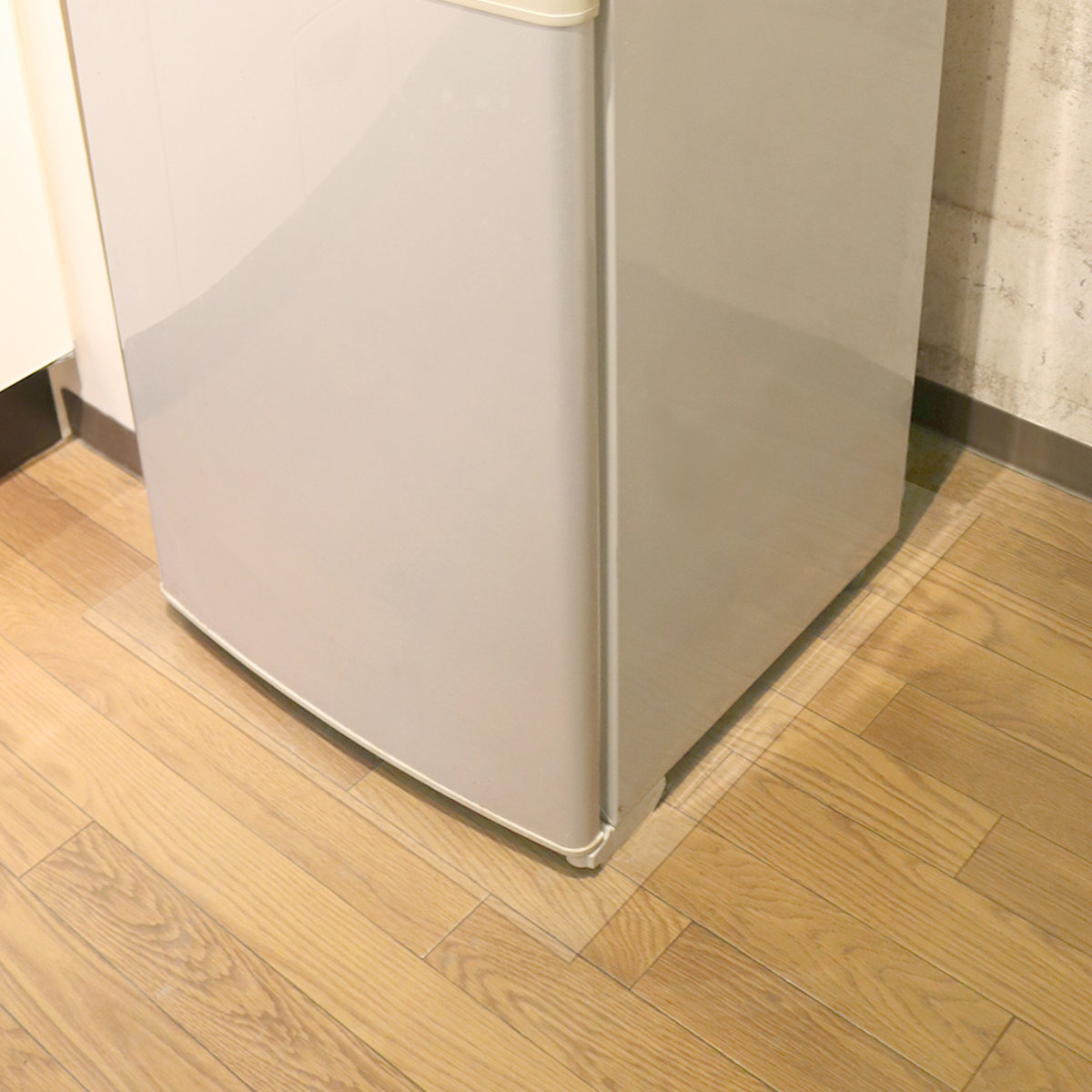 冷蔵庫下の床を守る 透明床保護マット 55cm×65cm RTM-5565 （ 冷蔵庫下