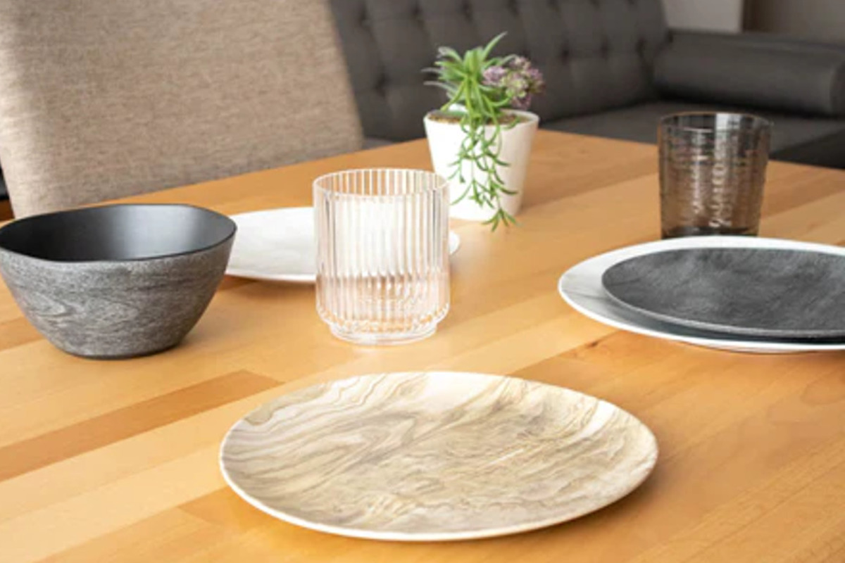 トレー 43cm 木目調 デザートウッド Planta プランタ プラスチック