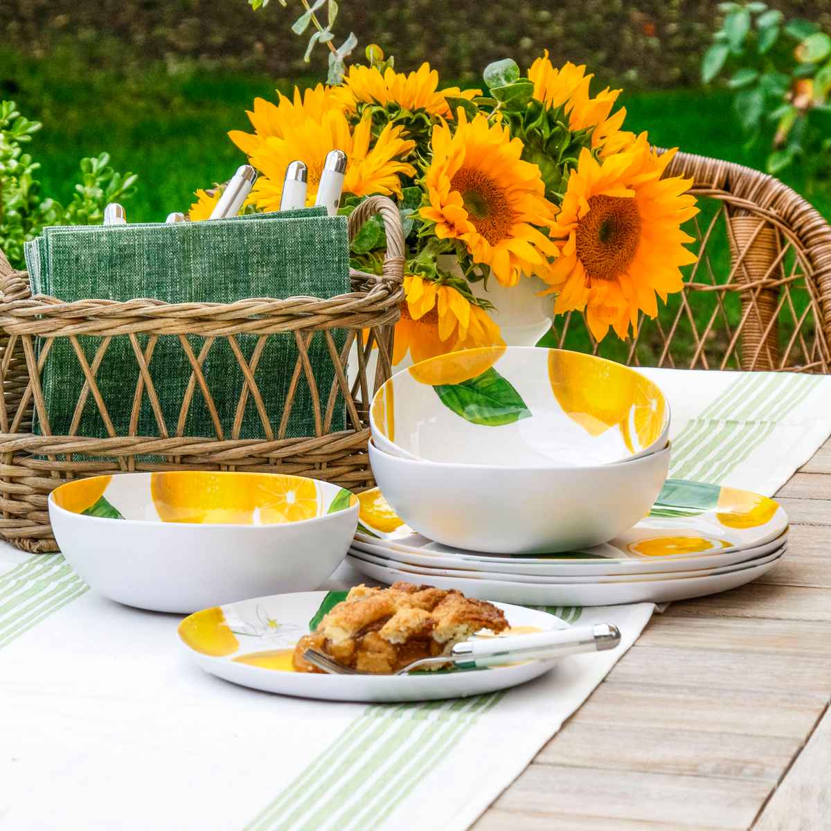 プレート 27cm フレッシュレモン プラスチック （ 食洗機対応 皿 お皿