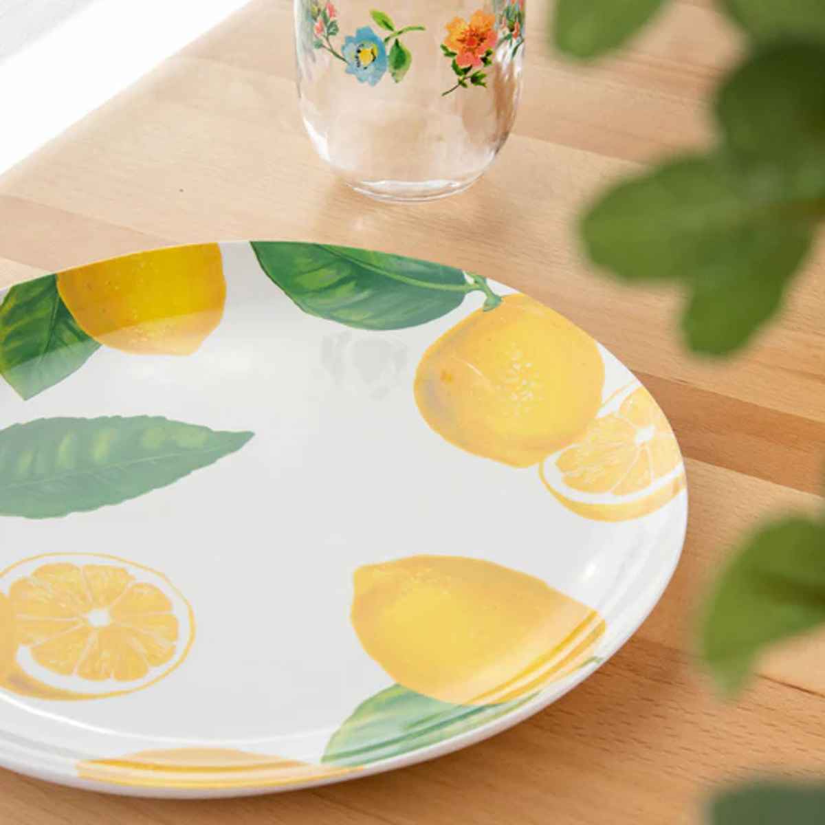 プレート 22cm フレッシュレモン プラスチック （ 食洗機対応 皿 お皿