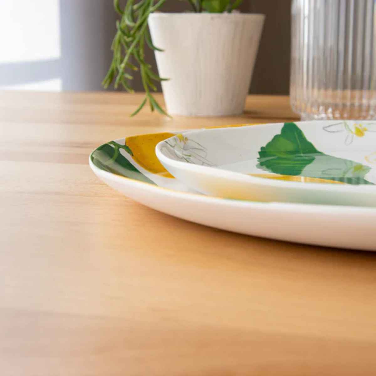 プレート 22cm フレッシュレモン プラスチック （ 食洗機対応 皿 お皿