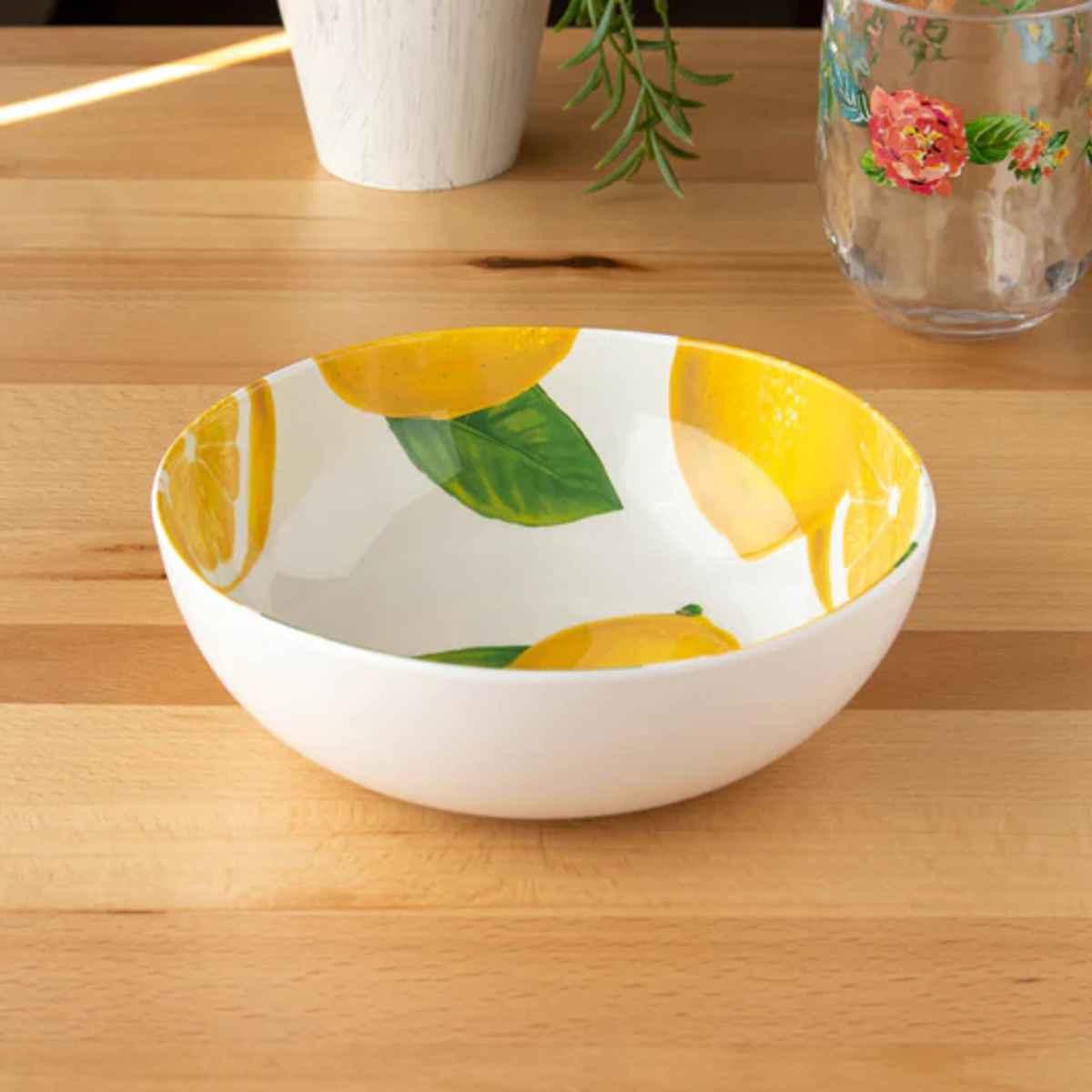 ボウル 18cm フレッシュレモン プラスチック （ 食洗機対応 サラダ