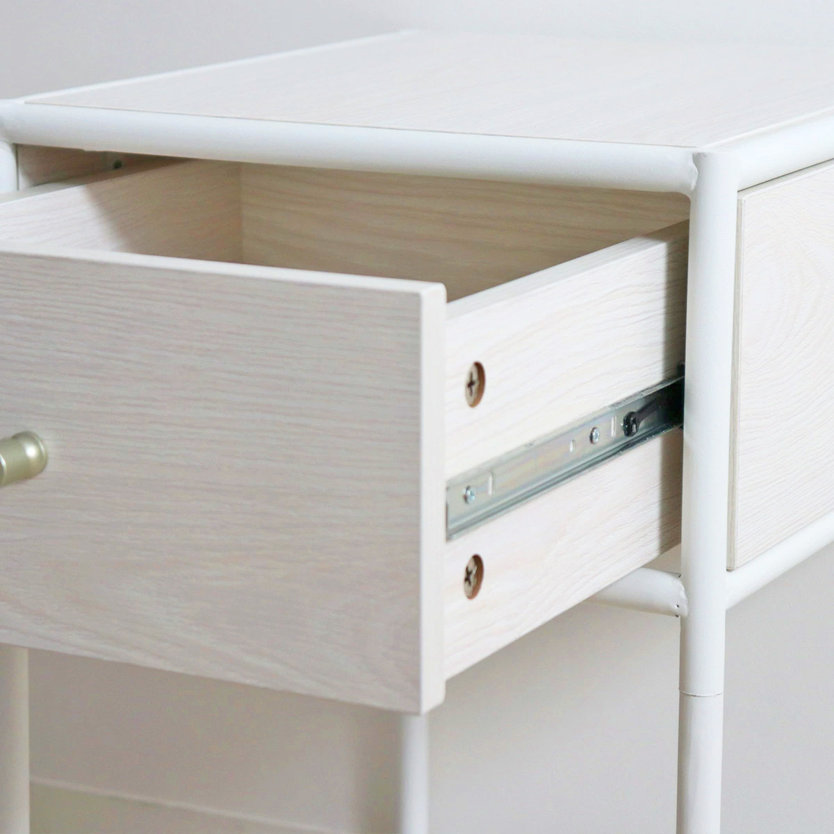 在庫処分特価）サイドテーブル 北欧 収納 木製 高さ50.5cm 韓国風