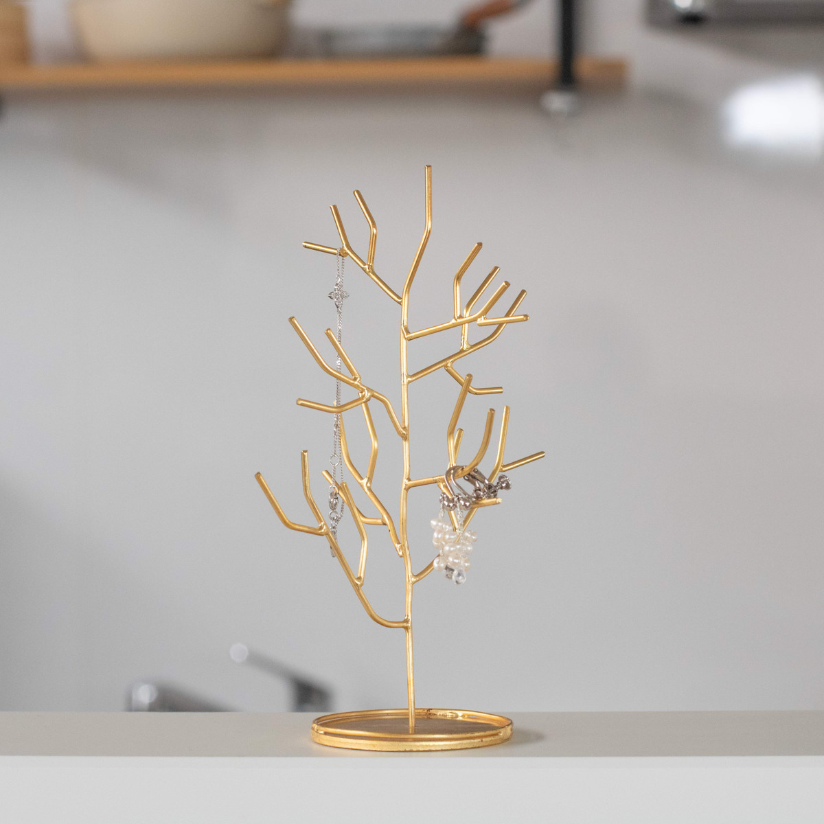 デザイン 収納スタンド 蘭の花 ジュエリーツリー アクセサリー Creer in bloom アクセサリースタンド ツリー Lサイズ （ イン